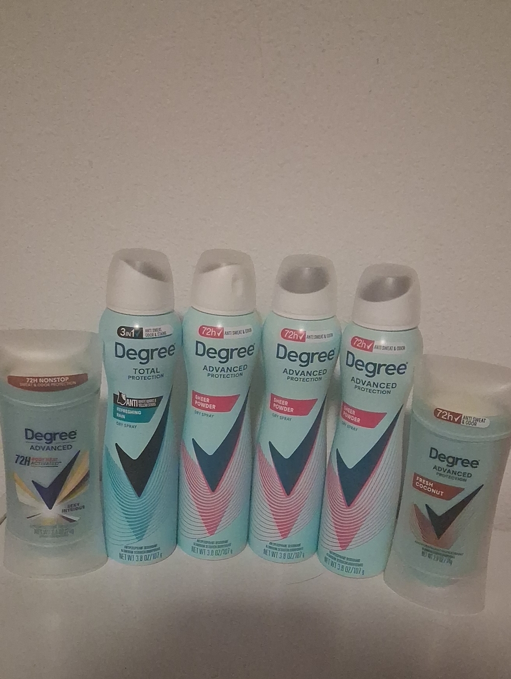 6 bn Degree Advanced  Deodorants